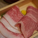 黄金出汁しゃぶと江戸前寿司 肉のあさつ - 