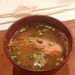 ともえ寿司 - 味噌汁