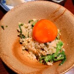 日本料理 柳燕 - 黄身を乗せて