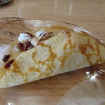 Ryoriya Takashima - デザート～サンふじ（林檎）のタタン 紅茶のブリュレのクリーム  黒胡椒のクランブル クレープ シナモンのアイス