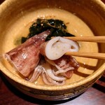 日本料理 柳燕 - 京都舞鶴の子持ち槍烏賊と福井の新物の若布