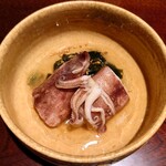 日本料理 柳燕 - 京都舞鶴の子持ち槍烏賊と福井の新物の若布