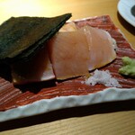 焼鳥 山もと - 鶏むね肉のたたき