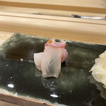 築地すし Omakase - クエと真鯛