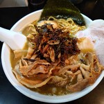一条流がんこ総本家分家四谷荒木町 - スペシャルラーメン1,400円+焦しネギ  150円
