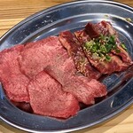 焼肉 ホルモン まさちゃん - ハラミ・タン定食