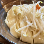 麺座 かたぶつ - 【季節限定】みそつけ麺 幅広麺ver.