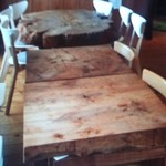 居酒屋 カンブリ - 木のテーブル