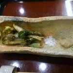 滋味 康月 - お野菜の実の天麩羅