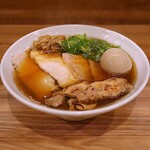 Nippombashi Saka Ichi - 特製醤油ラーメン(1,200円)