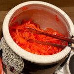 沖縄そば専門 やんばる - 紅生姜の壺