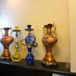 ムカーム - 本物の「水タバコ」の道具。