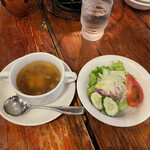 Pu yoko chou - スープとサラダ