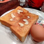 ランバン - トースト・ゆで卵