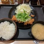 松乃家 - ネギ塩チキンかつ定食