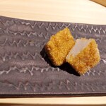 温石 - 海老芋のかき揚げ