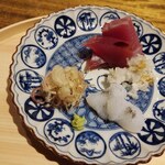 温石 - 地のカツオ　アオリイカ