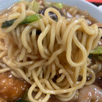中華料理 喜楽 - 中太麺