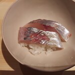 温石 - 鯵の漬けご飯