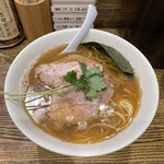 新橋 纏 - 平子煮干そば850円＋麺大盛り150円