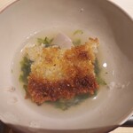 温石 - 地の蛤　浜名湖の青のり　おこわ