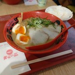 天下一品 - 味玉チャーシューラーメン こってり with ライス