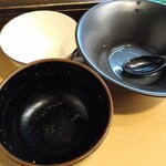 Ginjou Ramen Kubota - 味噌つけ麺卵入り(大)とちりめん山椒ご飯完飲完食