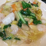 中国料理 青島飯店 - 海鮮あんかけそば アップ