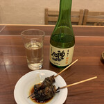 鰻禅 - 冷酒「神亀」300ml （1,400円）2023.1