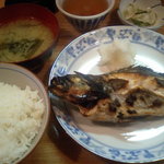中川 - イサキの塩焼定食