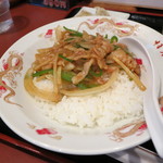 中華料理和 - 青椒肉絲丼