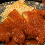 地鶏や - チキンカツレツデミ