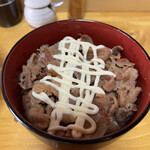 Yamanashi Koufu Udon Pin - 肉めしマヨネーズ有　330円