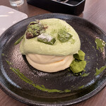 高倉町珈琲 - 料理写真:　抹茶クリームのリコッタパンケーキ