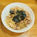 麺道 ゲンテン - へたれ丼、味はへたれてませんよ