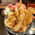 天ぷらとワイン 大塩 - 天丼500円