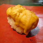 日本橋橘町　都寿司 - 赤雲丹握り