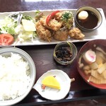 味亭花の家 - ミックスフライ定食（1,000円）