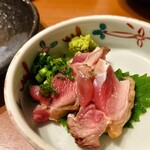 鶏料理 はし田屋 - 地鶏のタタキ