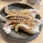 鮨処木はら - イカげそ　醤油