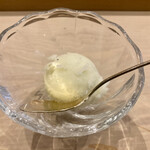 鮨処木はら - ワサビシャーベット