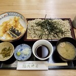 浅野屋 - いか天丼セット。