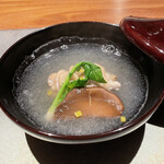 割烹 いそ崎 - 炙り白子のみぞれ仕立て