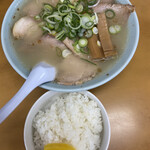 梅光軒 - 塩ラーメンにチャーシュー追加