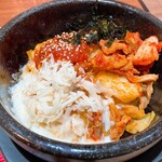 KoreanKitchen Shijan - チーズダッカルビ石焼ピビンパ