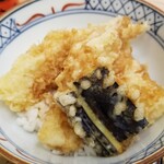 浅野屋 - いか天丼。