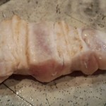 鶏一途 - 以降、2013年6月訪問時。おすすめ5種。ささみレア焼き。