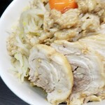 ラーメンピース - 大ラーメン豚さんをスープなしに変更で汁なしに