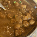 インド料理 パリワル - チョレー接写！
ホクホクのひよこ豆がウマい。