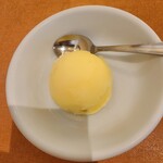 トラットリア　ボッテ - 柚子のシャーベット